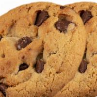 2 Chocolate Chip Cookies · Classic baked dessert with bits of chocolate