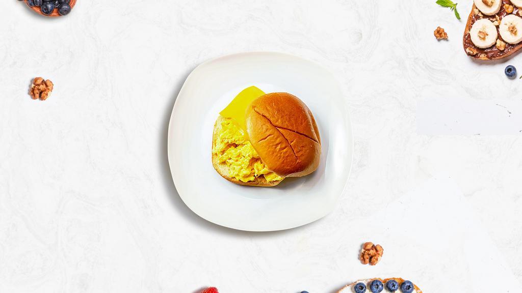 Just Eggs Sandwich · Scrambled egg served on a roll.