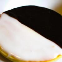 Black N White Cookie · Black and White Cookies are the perfect cake-like cookies with chocolate and vanilla frostin...