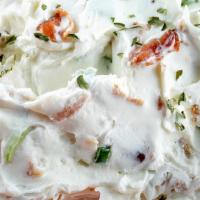 Tofu Cream Cheese Scallion 1Lb · Two simple ingredients! Creamy and tangy tofu cream cheese mixed with fresh scallions. Its a...