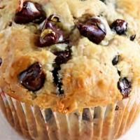 Muffin Chocolate Chip · Enter the chocolate chip muffin. Freshly baked, these muffins are perfection with tons of ch...
