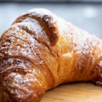 Apricot Croissant · Italian Croissant stuffed with apricot jelly .