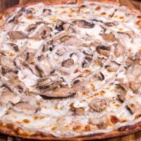 Tartufata · Wild mushrooms, mozzarella cheese, and truffle cream.