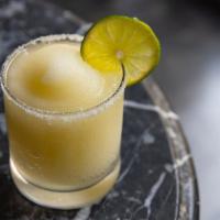 Traditional Frozen · blanco tequila - lime - agave nectar (add mango, strawberry or passion fruit for +$1)