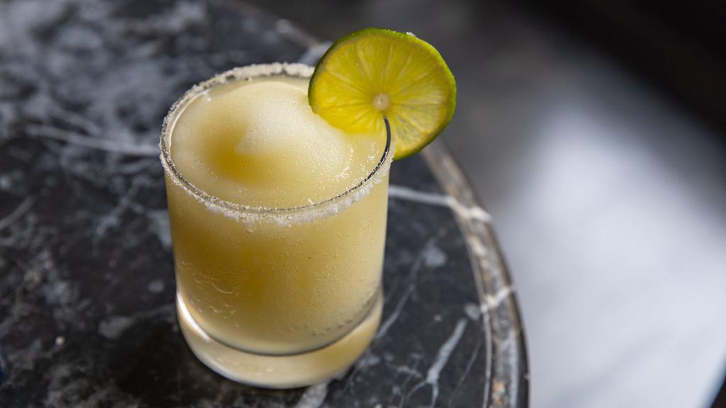 Traditional Frozen · blanco tequila - lime - agave nectar (add mango, strawberry or passion fruit for +$1)