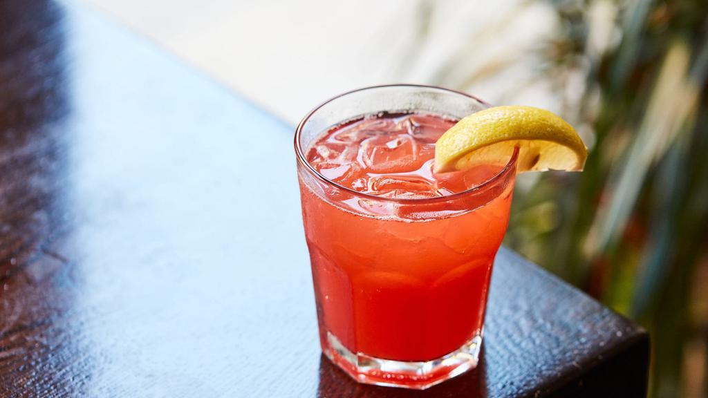 Strawberry Lemonade · vodka - strawberry - fresh lemon & lime