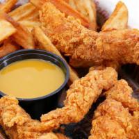 6 Tender Box · Includes Wedge Fries or Kettle Chips and Texas Toast