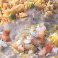Rice Y Beans · White or Mexican rice.