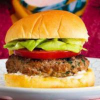 Turkey Burger · served with fries