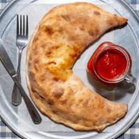 Cheese Calzone · Made with ricotta cheese and mozzarella.