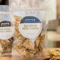 Za’Atar Pita Chips · Thin crispy oven baked pita tossed with olive oil za'atar middle eastern wild thyme sesame a...