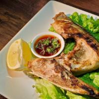 Grilled Yellowtail Collar · 
