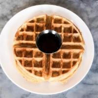 Vegan Gf Waffle · Scratch made plant based waffle (V, GF)