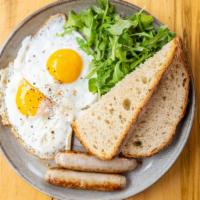 Make Your Own Breakfast · 2 eggs with toast.