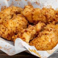 10 Piece Tenders · Made to order freshly breaded and fried jumbo chicken tenders served with  choice of dust an...