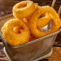 Onion Rings · Fresh sliced onion rings in a delicious coating, cooked up golden and delicious.