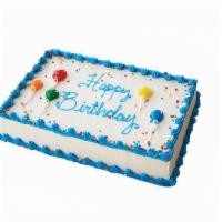 Sheet Ice Cream Celebration Cake · Rectangular sheet ice cream cakes perfect for any occasion made with layers of freshly made,...