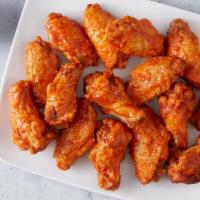 12 Wings · 12 Crispy Jumbo Wings with up to 2 of your Favorite Flavors! 2400-3030 cal.