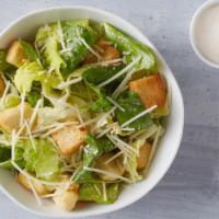 Caesar Salad (Tray) · Romaine Lettuce, Parmesan Shavings, Croutons, Caesar Dressing! 580 cal.