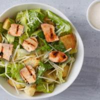 Chicken Caesar Salad · Fried or Grilled Chicken with your Favorite Flavor, Romaine Lettuce, Parmesan Shavings, Crou...