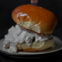 Cobalt · Bacon Bleu cheese caramelized onion dressing and roll.