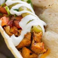 Al Pastor Taco · One Taco - A STREET FOOD CLASSIC - MEXICO CITY STYLE MARINATED PORK WITH FRESH PINEAPPLE on ...
