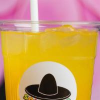 Pina-Mango Grande · A blended and refreshing juice of pineapple and mango