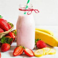 Banana Strawberry Smoothie · Classic, smooth blend of strawberry, banana and apple juice.