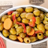 Homemade Assorted Olives (8Oz) · Imported olives from Greece, Italy and California prepared in store