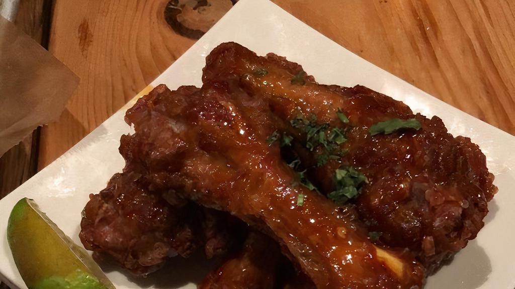 Duck Wings · 5 duck drummies in your choice of sauce.