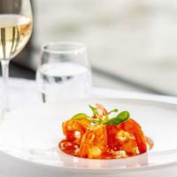 Shrimp Santorini · Tomato, Peppers, Feta Cheese