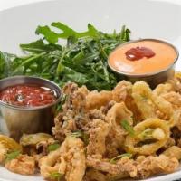 Calamari Fritti · Customer Favorite. Battered and fried, served with tomato sauce.