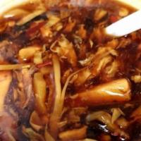 Hot & Sour Soup · Hot & spicy. With fried noodles.