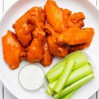 8 Wings · 8 Wings with Ranch.