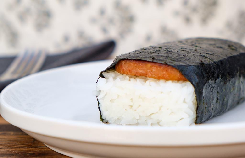 Spam Musubi · A fresh scoop of rice with your choice of l and l signature meats, cooked with scratch made bbq sauce and wrapped with crispy seaweed. 1 spam musubi per order.