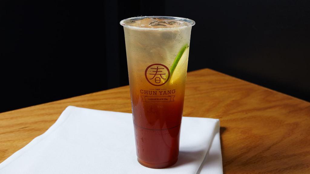 Cold Honey Lemon Oolong Tea 檸檬蜜烏龍 · Recommend 50% sugar!