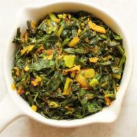 Collard Greens · A staple mix of vitamin packed greens.