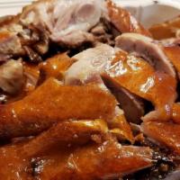Home Style Duck With Bean Curd Sticks Over Rice / 枝竹狗仔鴨飯 · 