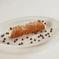 Chocolate Cannoli · Crispy, rolled, fried pastry shell dipped in chocolate and filled with sweet ricotta cheese ...