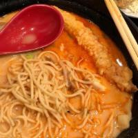 Spicy Ajisen Ramen · Spicy. Chashu and spicy ground pork.
