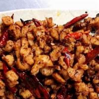 Diced Chicken & Roast Chili Pepper With Sichuan Chili Sauce · New. Hot and Spicy.