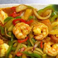 Curry Shrimp · Hot and spicy.