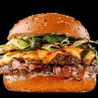 Bacon Cheesey Burger · Lettuce, tomatoes, mayo,ketchup, onions, pickles, applewood smoked bacon and american cheese...