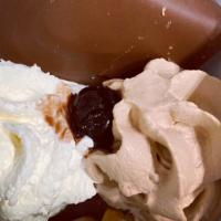 The S'More'S Sundae! · Every day is SUNDAE!!  A customer fave! Chocolate and toasted marshmallow ice creams, covere...