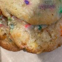 Gracie Baked: Birthday Cake Cookie · A funfetti cookie mixed with chunks of cake and m&ms! We bake a fresh batch of Gracie Baked ...
