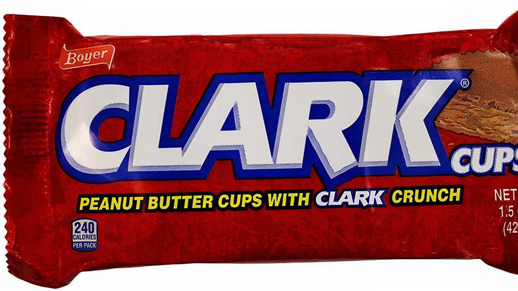 Clark Peanut Butter Cup · A yummy milk chocolate peanut butter cup filled with Clark bar crunch, yum!!!.