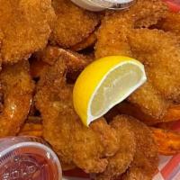 Fried Shrimp · Served with French fries or coleslaw.