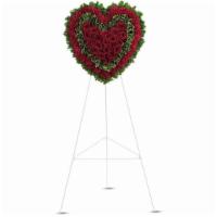 Majestic Heart By Teleflora · Remember a loved one's generous heart with this red arrangement in a classic heart shape, a ...