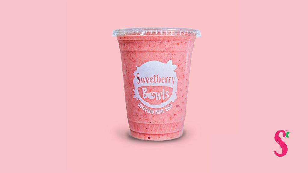 Strawnana Smoothie · Strawberry, banana, & coconut milk blended into a rich and tasty smoothie. Our version of a classic. Vegan & Vegetarian friendly 🌿