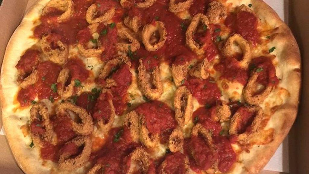 Fried Calamari Pizza · Large 16